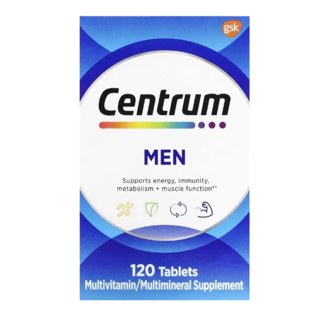 centrum multivitamins for men 120 tablets
