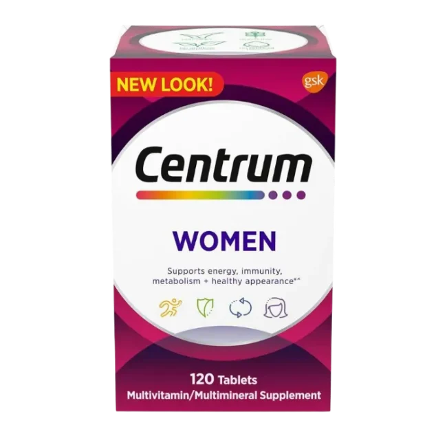 Centrum Multivitamins for Women - 120 Tablets