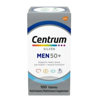 Centrum, Silver Men 50+, 100 Tablets