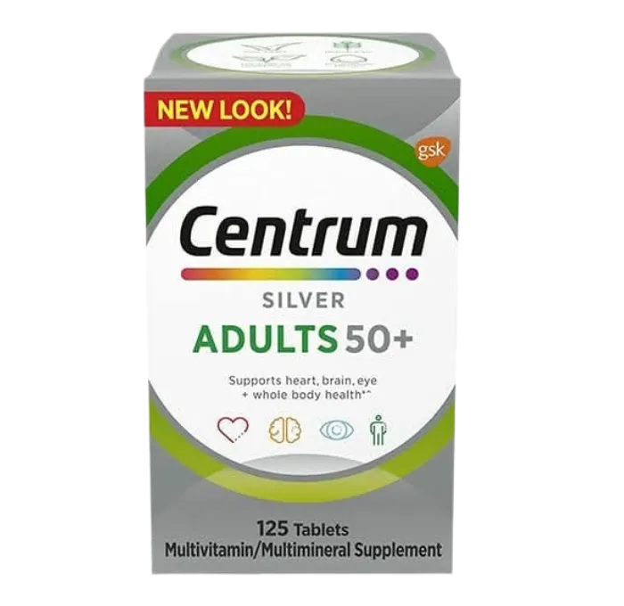 Centrum Silver Multivitamins for Adults 50+ (125 tablets)