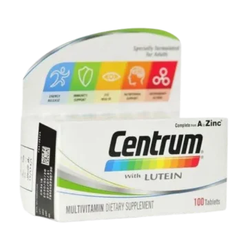 Centrum Multivitamins with Lutein 100 Tablets