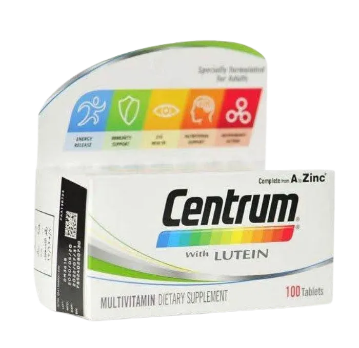 Centrum Multivitamins with Lutein 100 Tablets