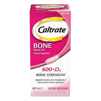 Caltrate 600+ D3 Tablets, Bone Health Supplements for Adults