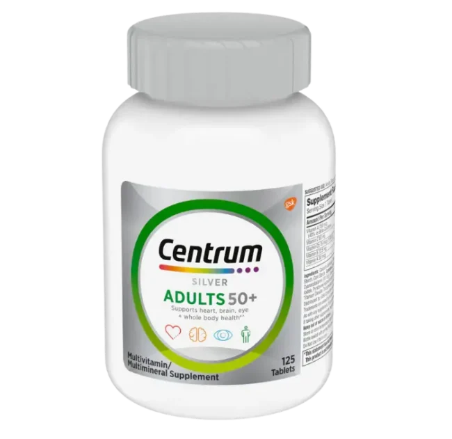 Centrum Silver Multivitamins for Adults 50+ (125 tablets) 1
