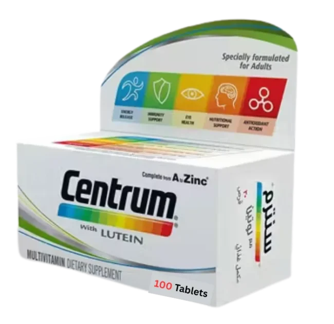 Centrum with Lutein 100 Tablets