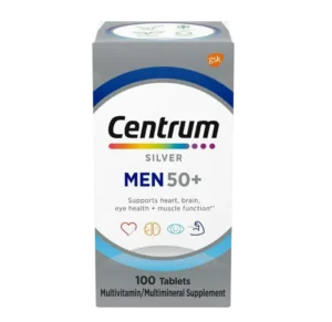 Centrum Silver – Multivitamin Supplements for Men 50+ (100 Tablets)