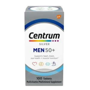Centrum Silver – Multivitamin Supplements for Men 50+ (100 Tablets)