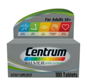 Centrum Silver Multivitamins with Lutein for Adults 50+ (100 Tablets)
