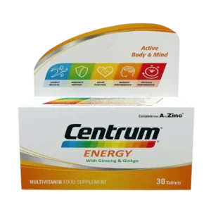 Centrum Energy Multivitamins Complete A to Zinc - 30 Tablets