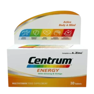 Centrum Energy Multivitamins Complete A to Zinc - 30 Tablets