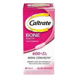 Caltrate 600+ D3 Tablets, Bone Health Supplements for Adults