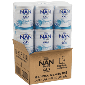 Nestlé NAN OPTIPRO Stage 3 Growing-Up Milk (400g) – Multi Pack (12 Tins)